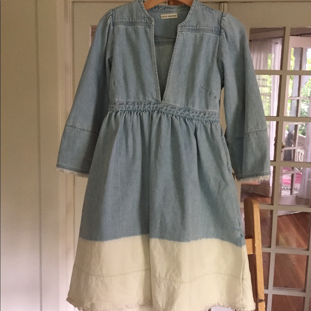 Ulla Johnson - Alina denim ombré dress- rare ! - Picture 5 of 6